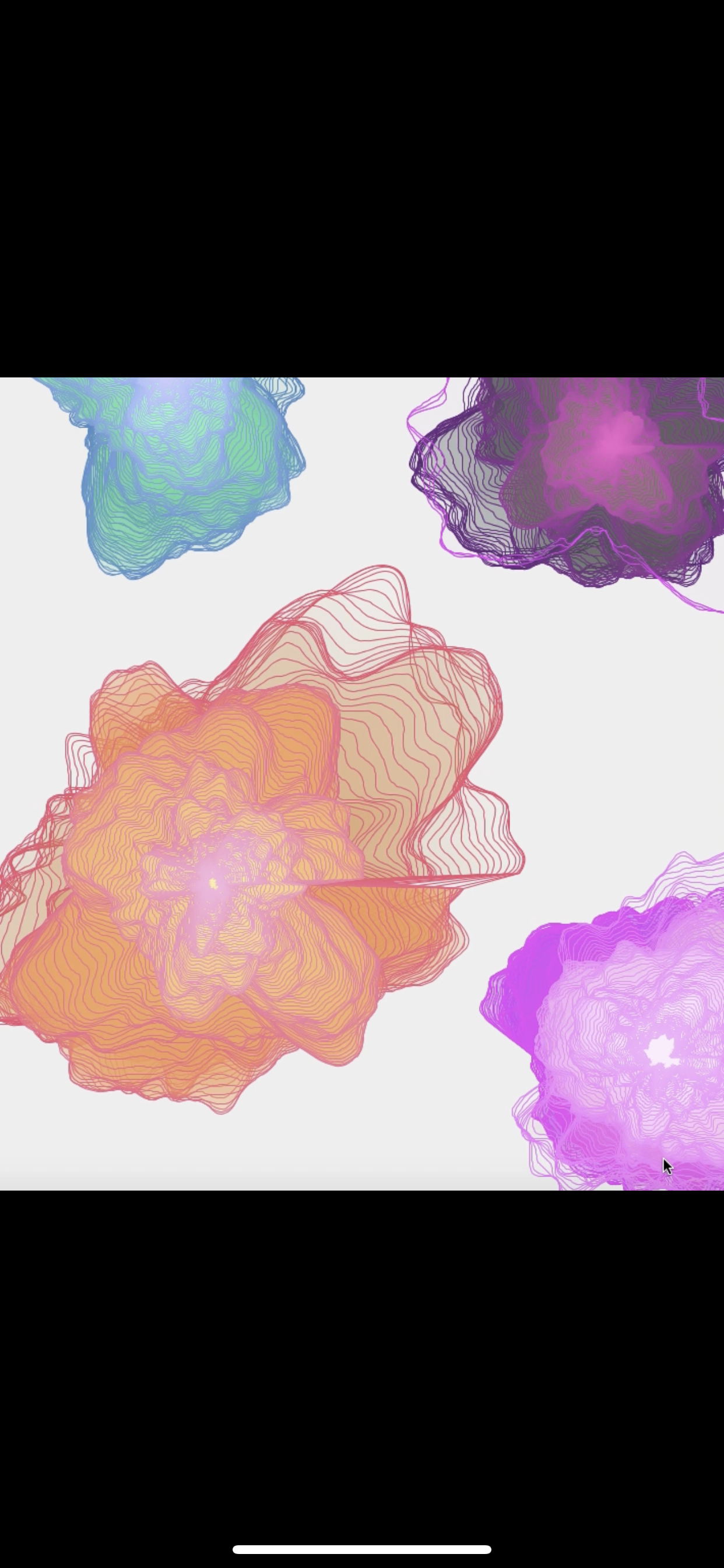 Line art created using Python